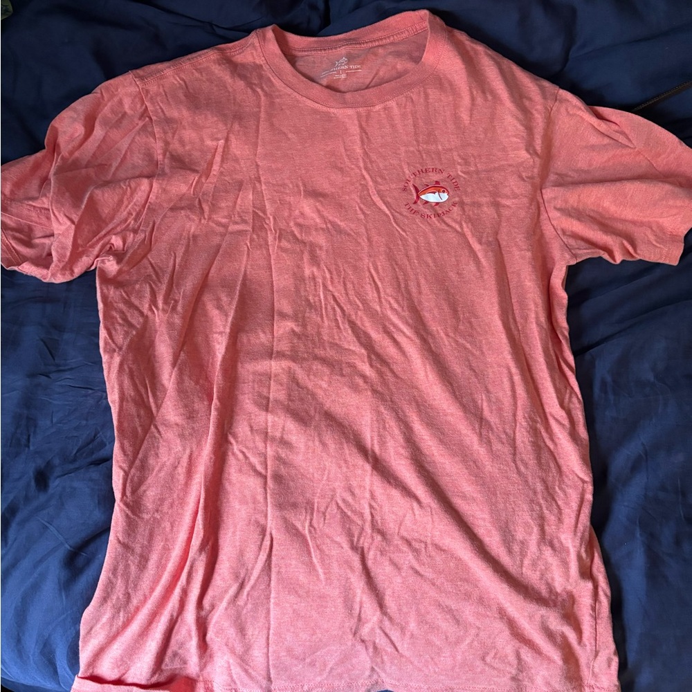 Southern tide Men's Pink T-Shirt large